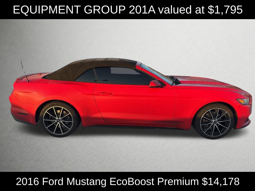 Used 2016 Ford Mustang EcoBoost Premium with VIN 1FATP8UH0G5205117 for sale in Elizabethtown, KY