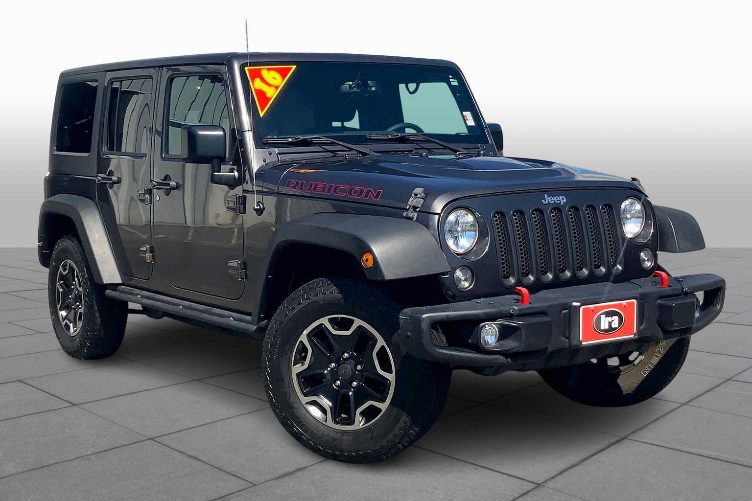 Used 2016 Jeep Wrangler Unlimited Rubicon Hard Rock with VIN 1C4HJWFG8GL230157 for sale in Hyannis, MA