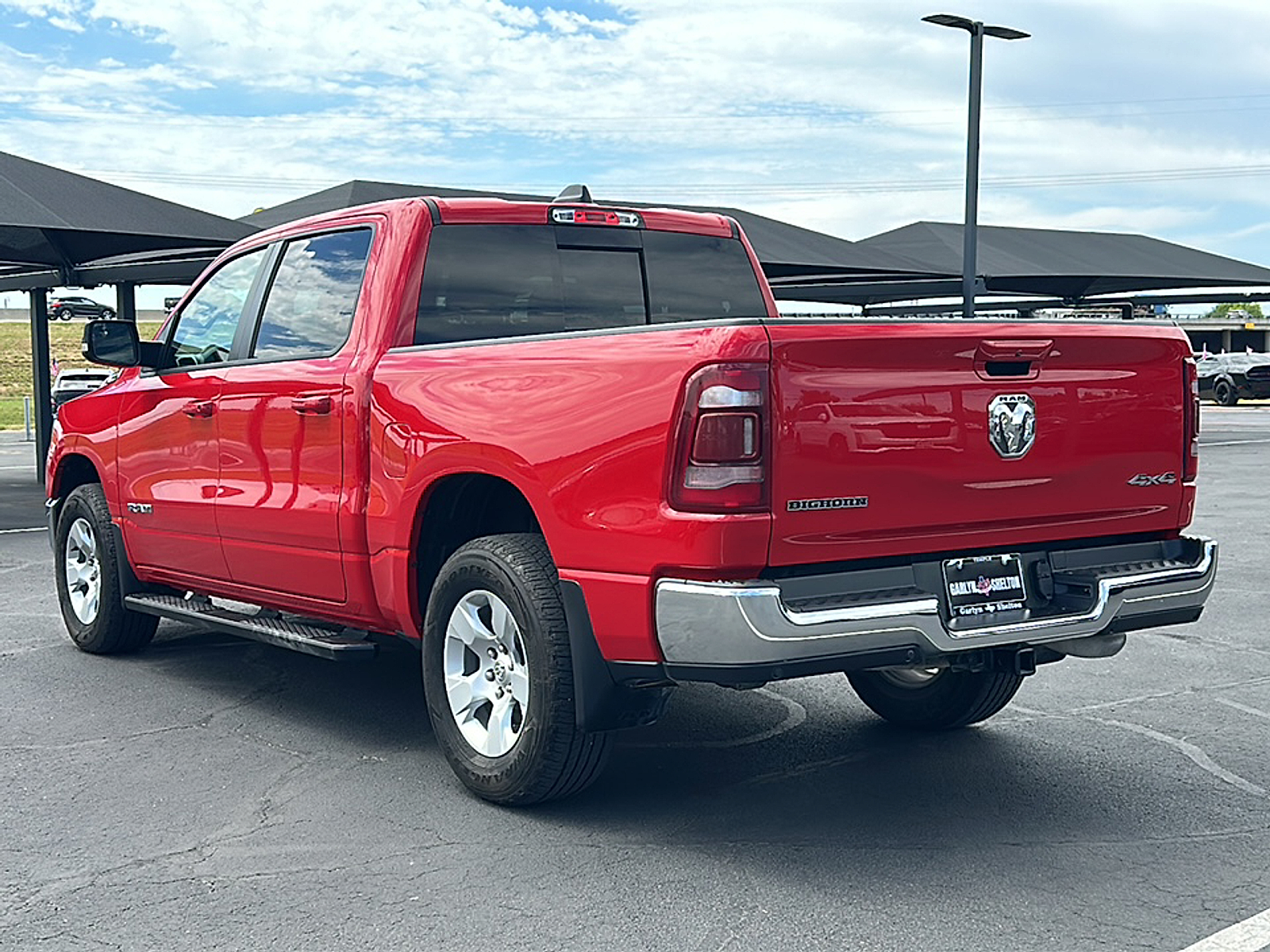 Used 2022 Flame Red Clearcoat RAM BIG HORN image 6