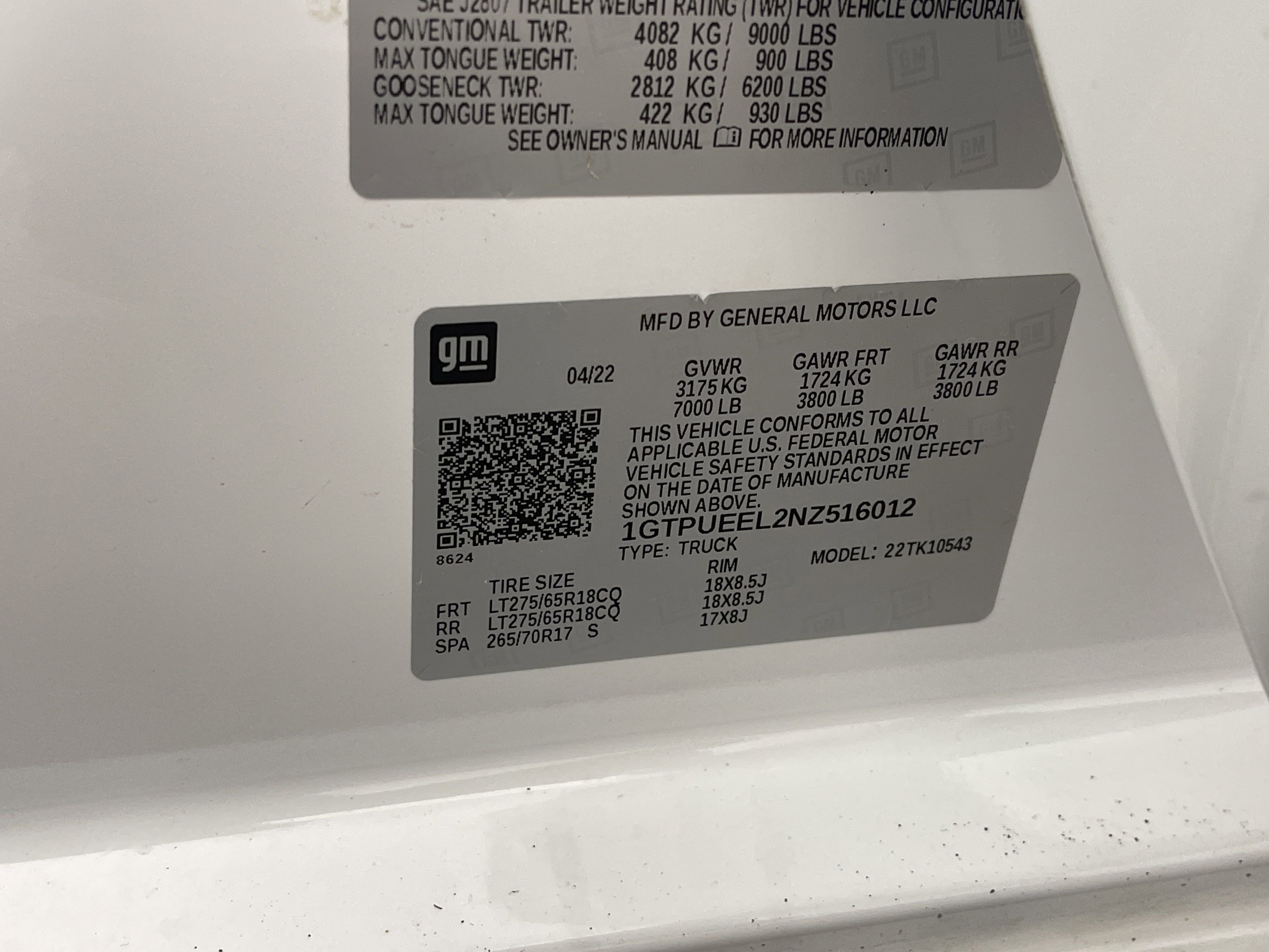 2022 Gmc Sierra 1500 AT4 photo 19