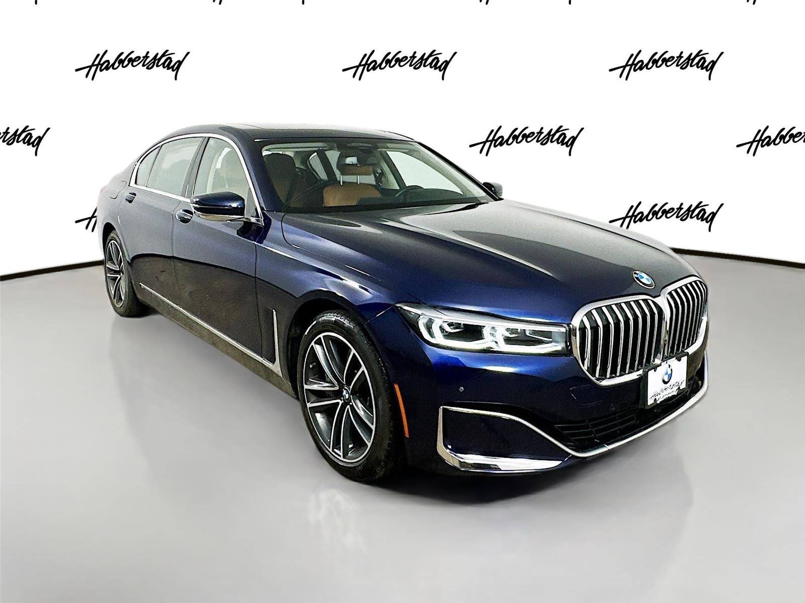 Certified Used 2022 Tanzanite Blue II Metallic BMW 750i xDrive image 3
