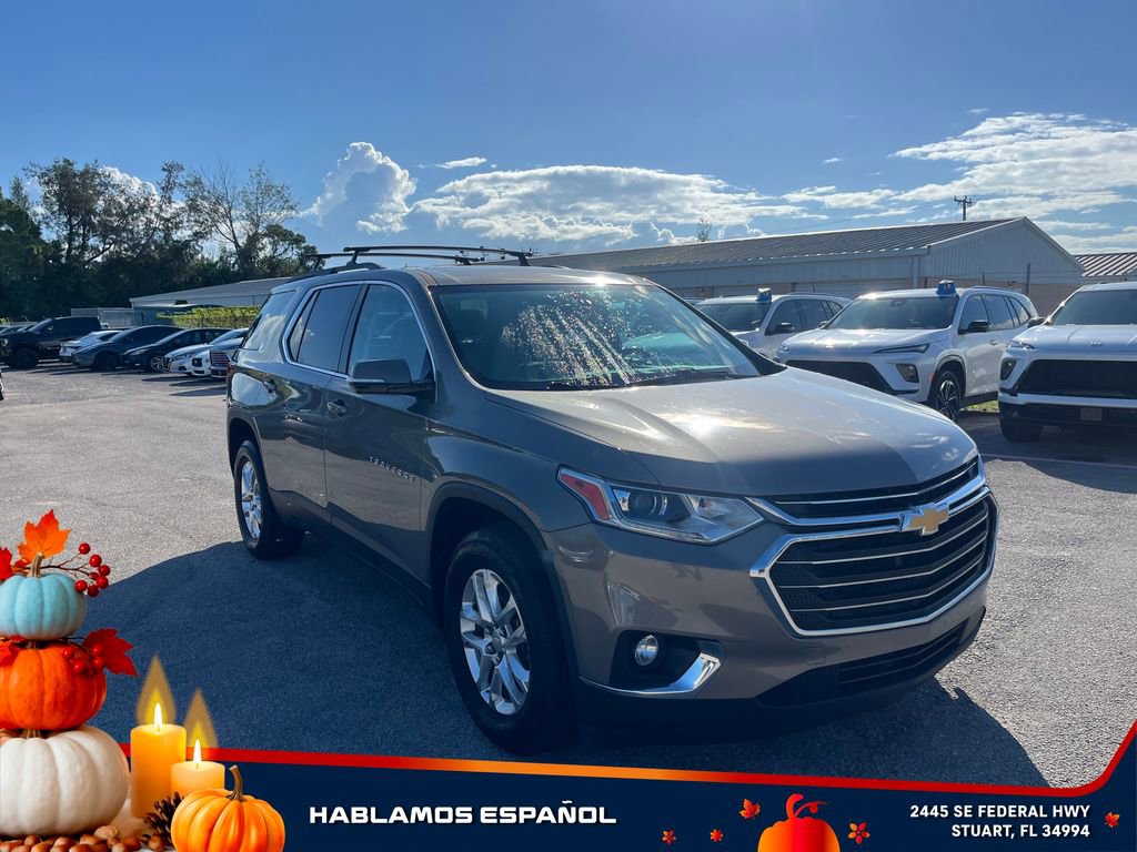 Used 2019 Chevrolet Traverse 1LT with VIN 1GNERGKW7KJ127161 for sale in Titusville, FL