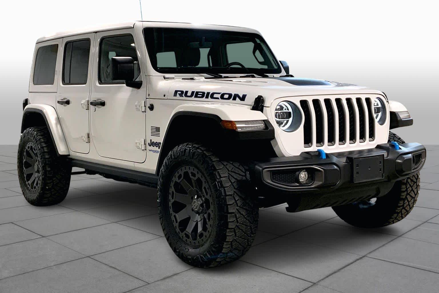 Used 2021 Jeep Wrangler Unlimited Rubicon 4XE with VIN 1C4JJXR60MW772373 for sale in Kansas City