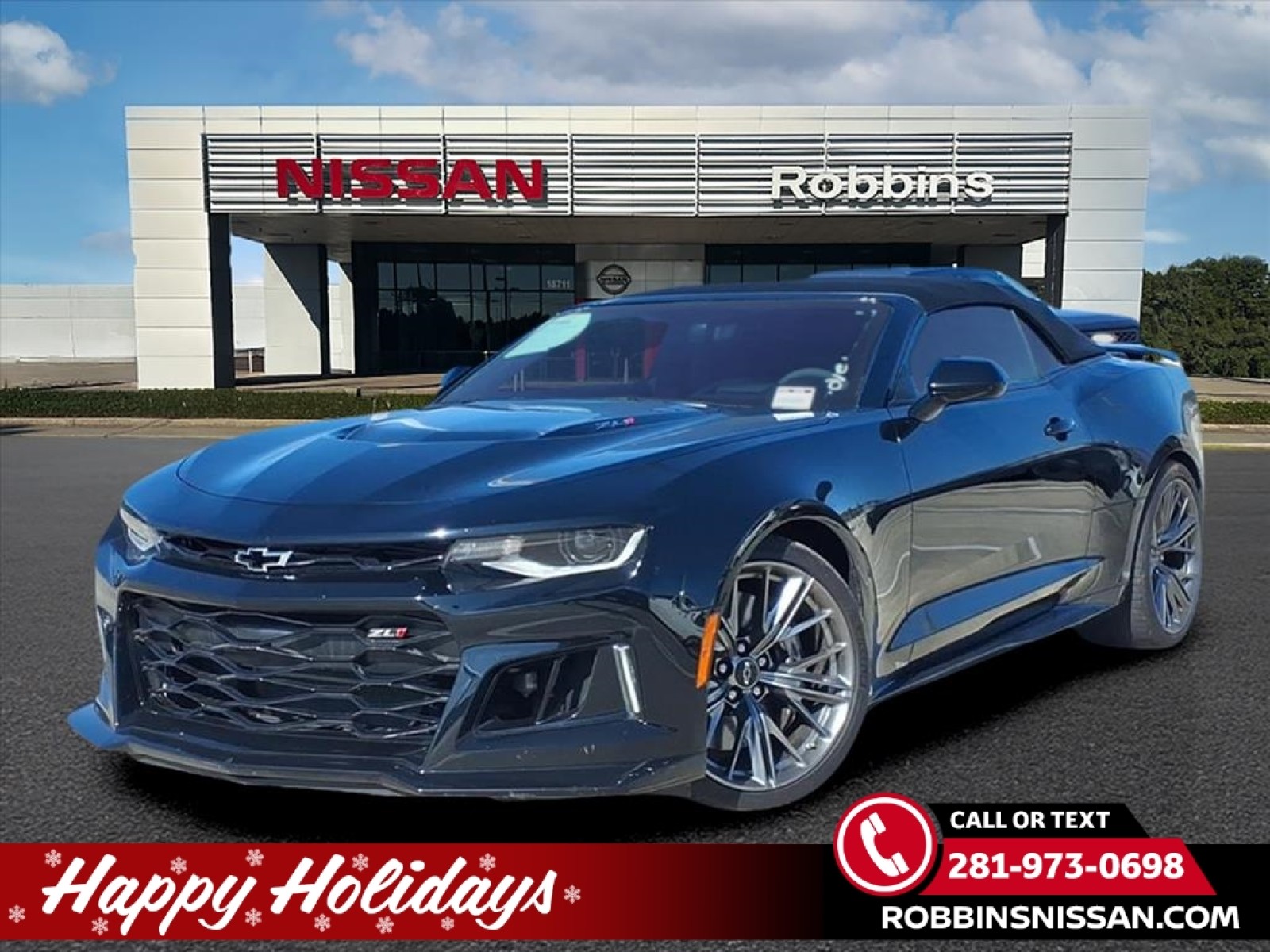 2022 Chevrolet Camaro ZL1 Black at AutoNation Ford Gulf Fwy