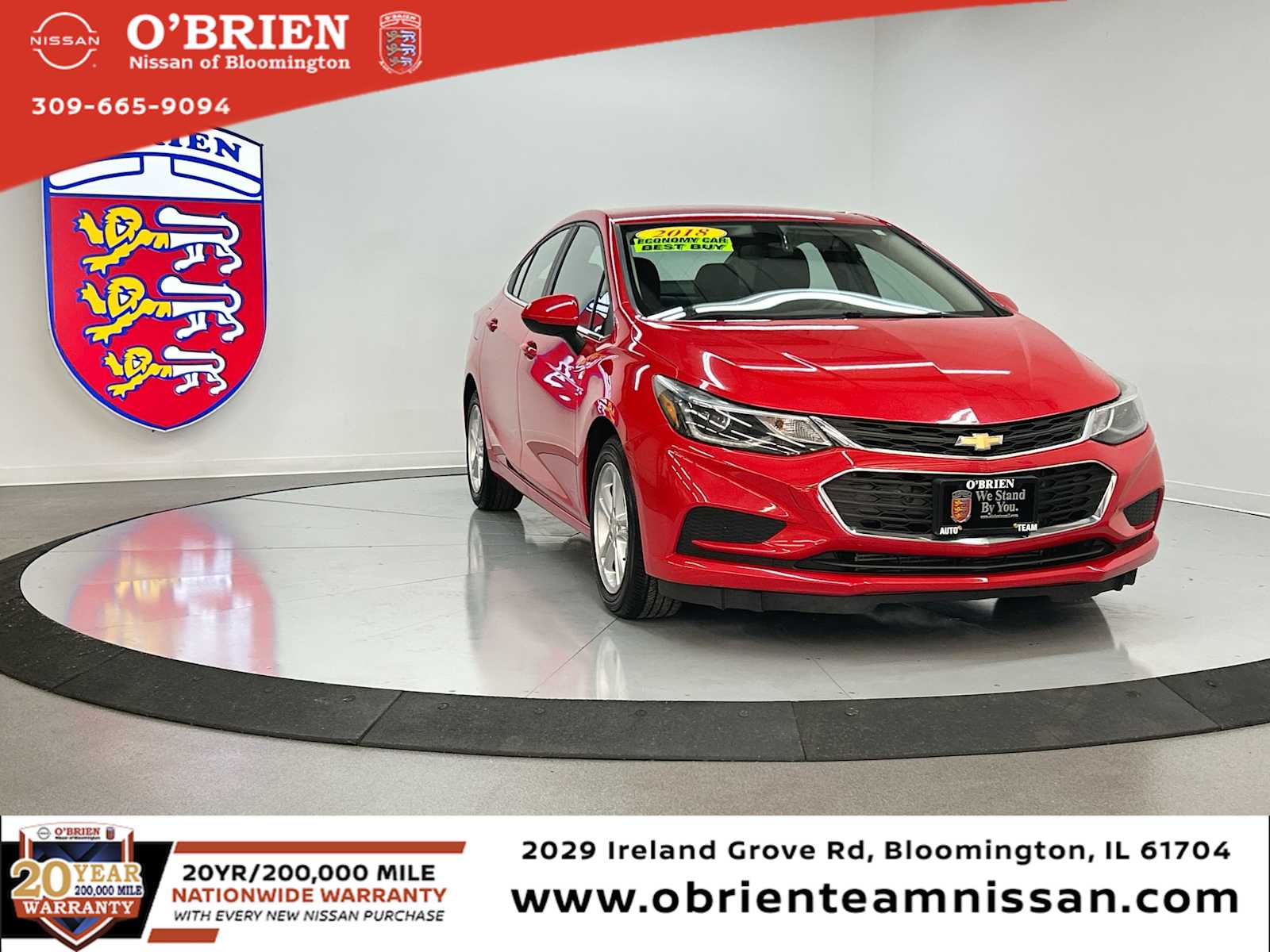 2018 Chevrolet Cruze LT