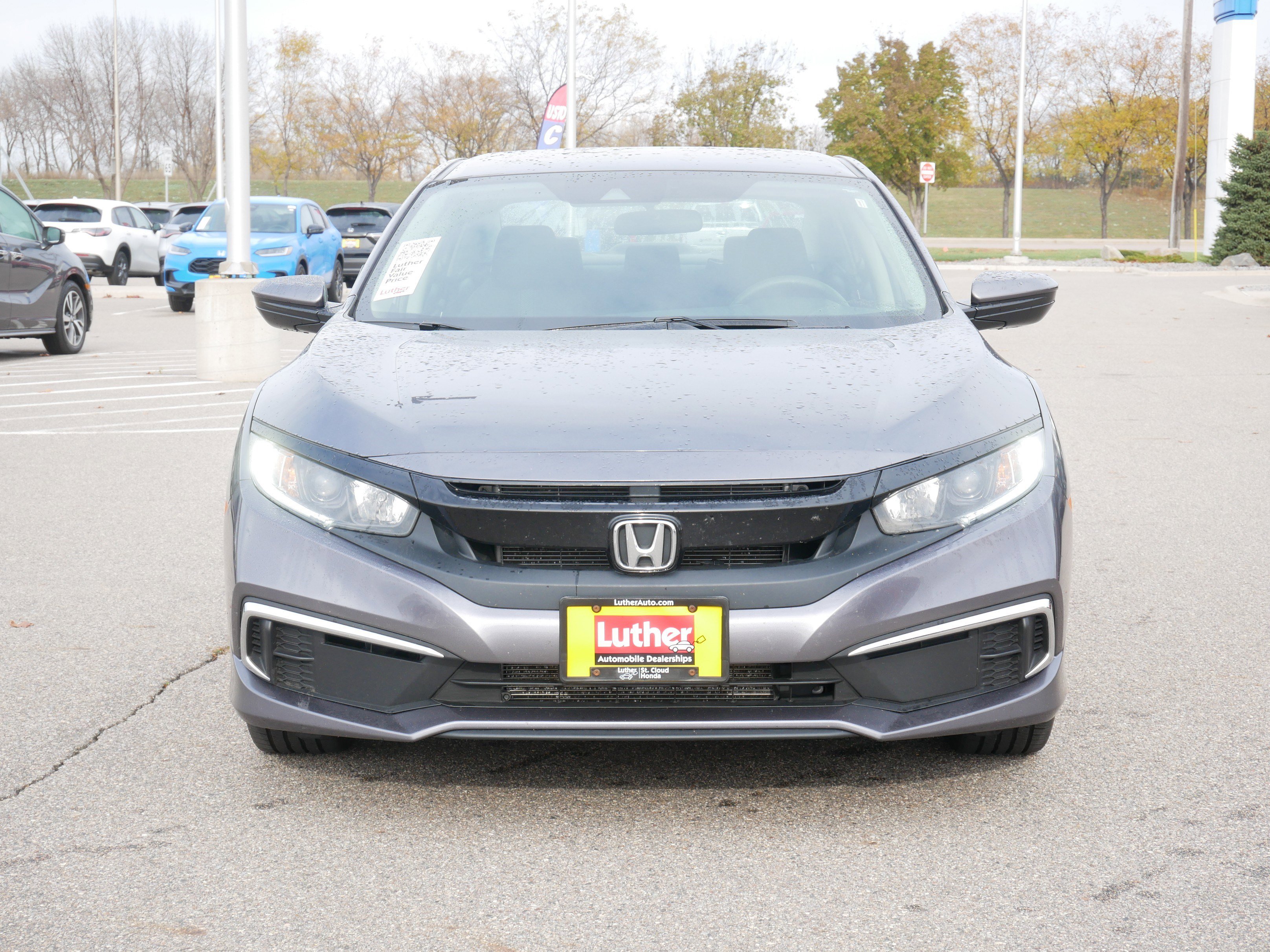 Used 2020 Honda Civic LX with VIN 2HGFC2F6XLH547464 for sale in Waite Park, Minnesota