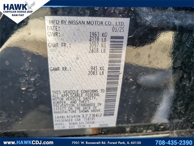 2025 NISSAN ALTIMA - Image 22