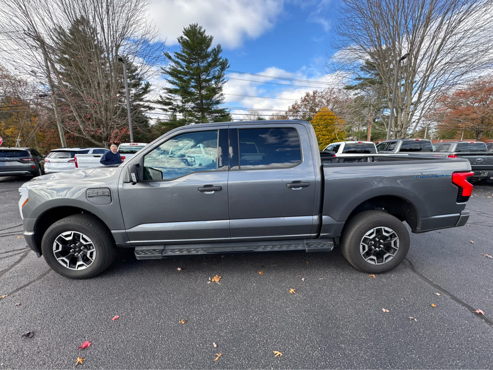 Used 2022 Ford F-150 Lightning XLT with VIN 1FTVW1EL0NWG09493 for sale in Litchfield, CT