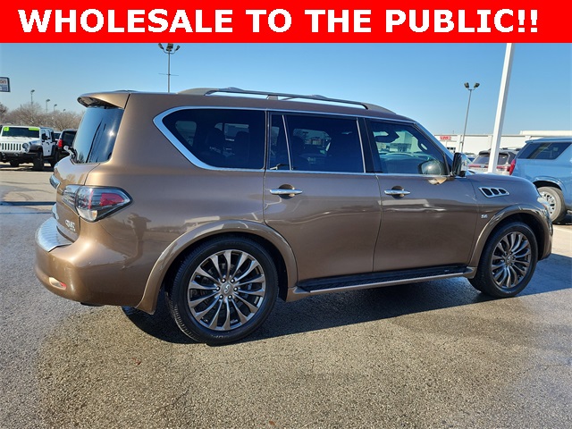 Used 2015 INFINITI QX80 Base with VIN JN8AZ2NE5F9083038 for sale in Broken Arrow, OK