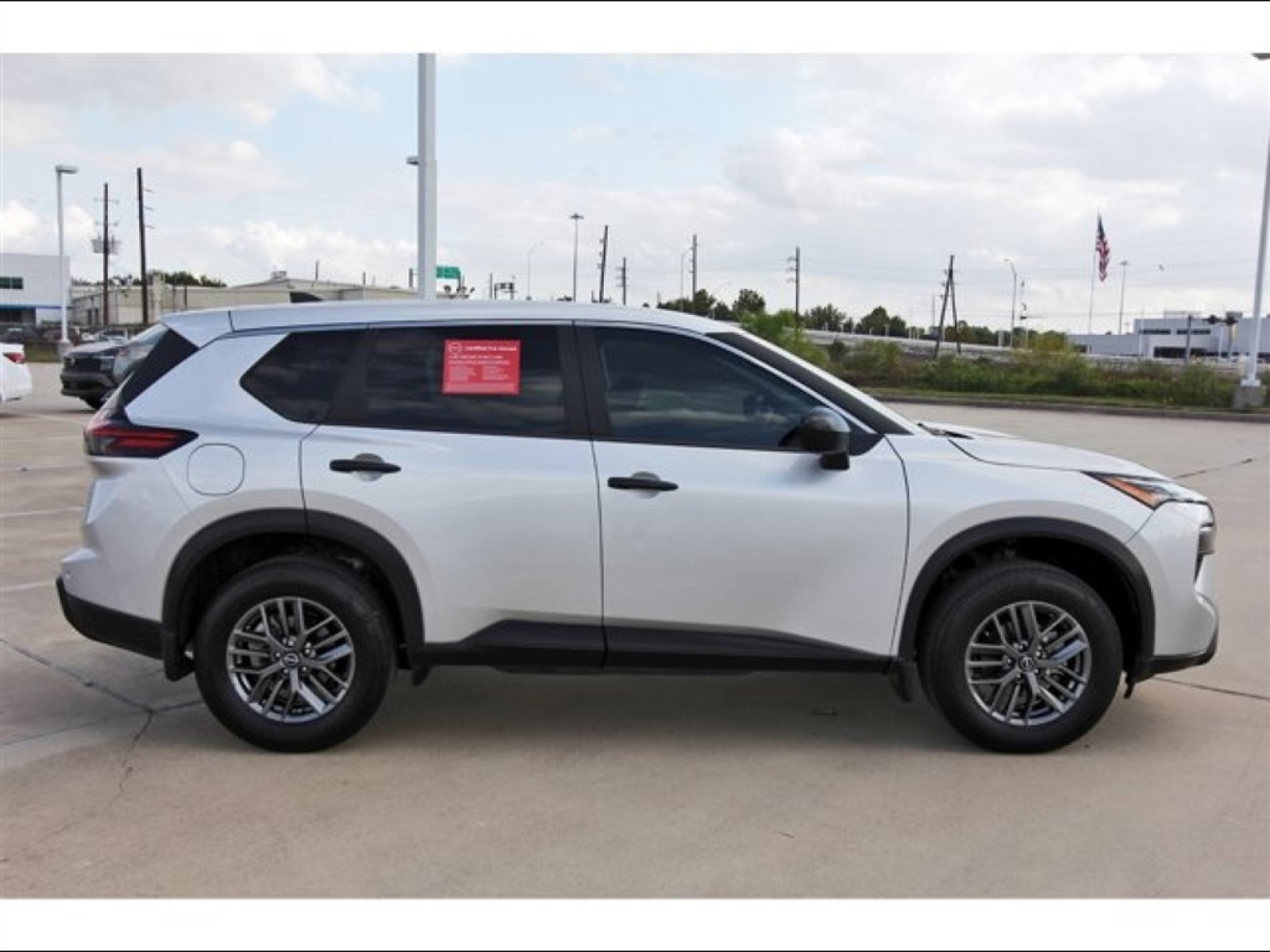 2025 Nissan Rogue S Silver at Robbins Nissan