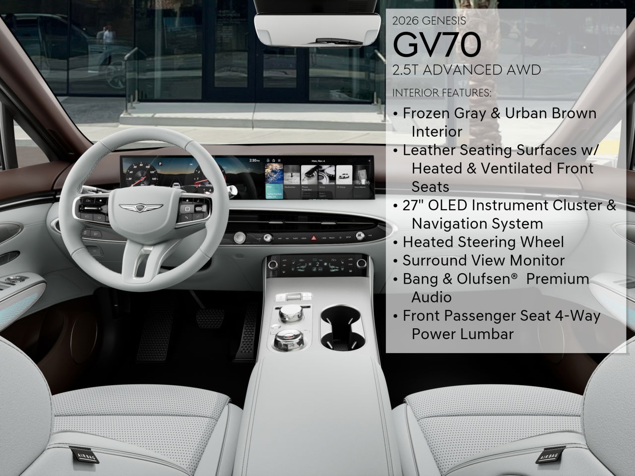 2026 Genesis GV70 2.5T Advanced photo 13