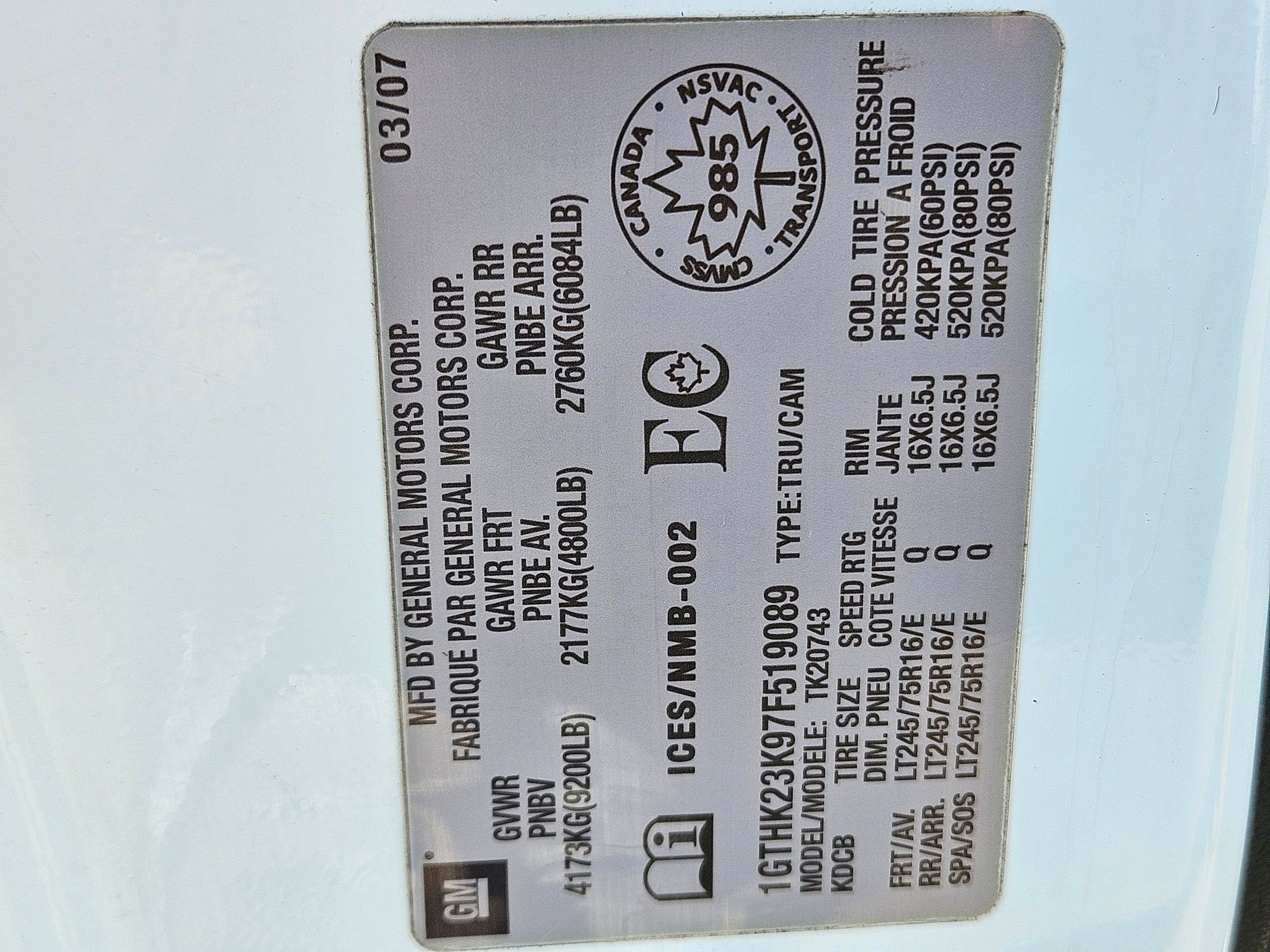 2007 Gmc Sierra 2500 photo 31