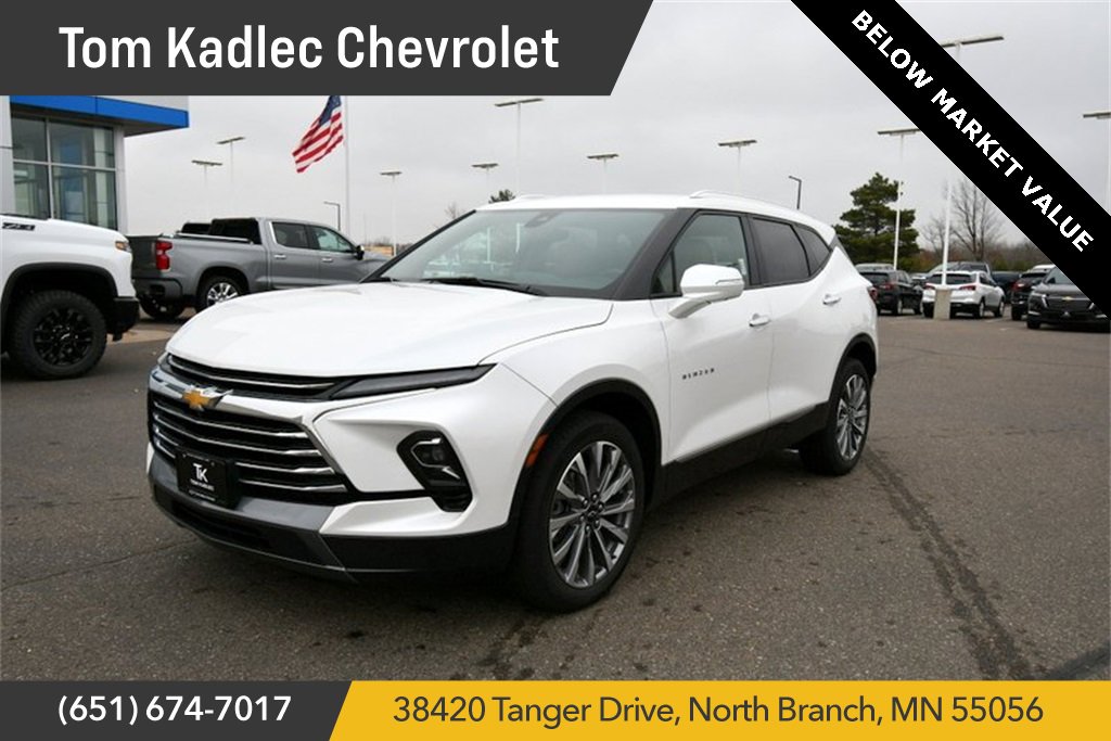 Used 2023 Chevrolet Blazer Premier with VIN 3GNKBLRSXPS102425 for sale in North Branch, Minnesota