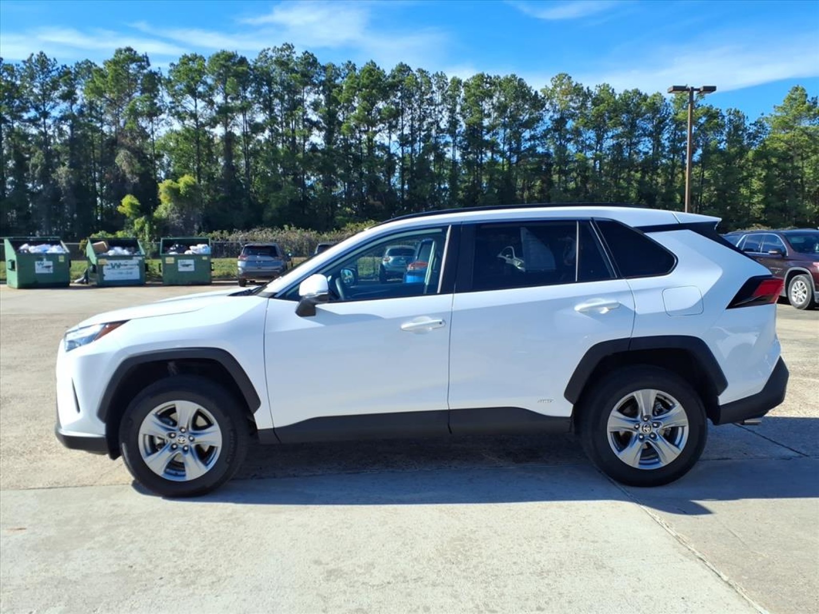 2024 Toyota RAV4 Hybrid LE White at Robbins Nissan