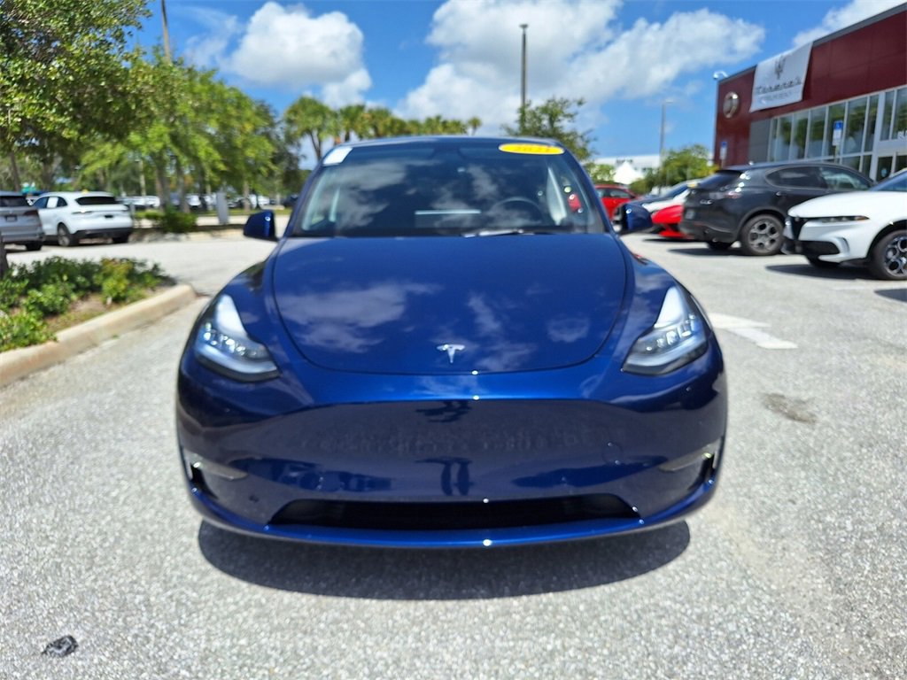 Used 2021 Tesla Model Y Long Range with VIN 5YJYGDEE2MF259008 for sale in West Palm Beach, FL