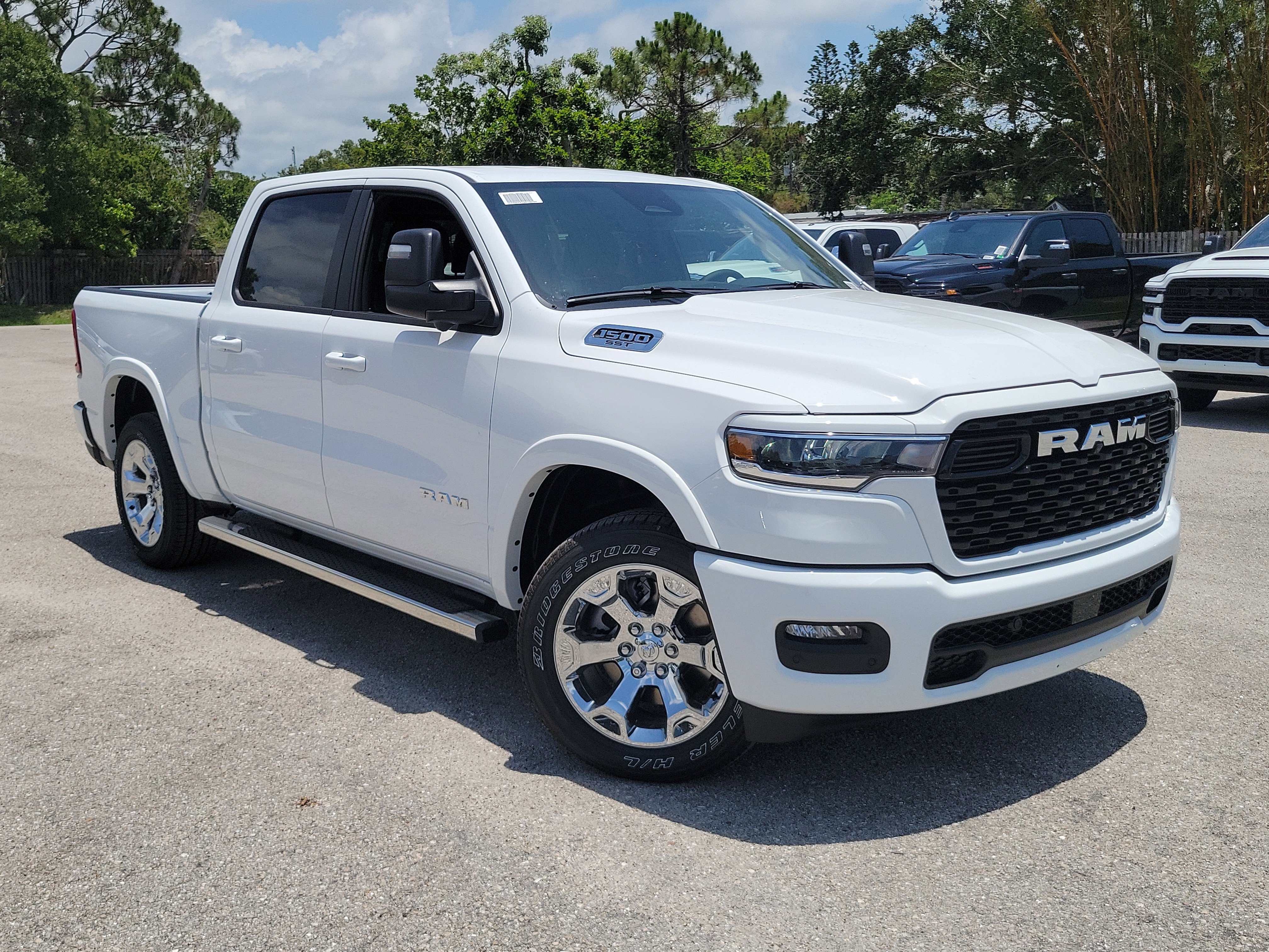 New 2025 Bright White Clear-Coat Exterior Paint RAM Big Horn image 1