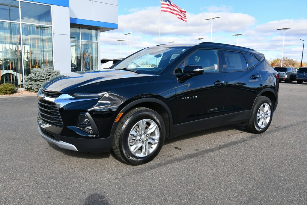 Used 2022 Chevrolet Blazer 2LT with VIN 3GNKBHR4XNS214718 for sale in North Branch, Minnesota