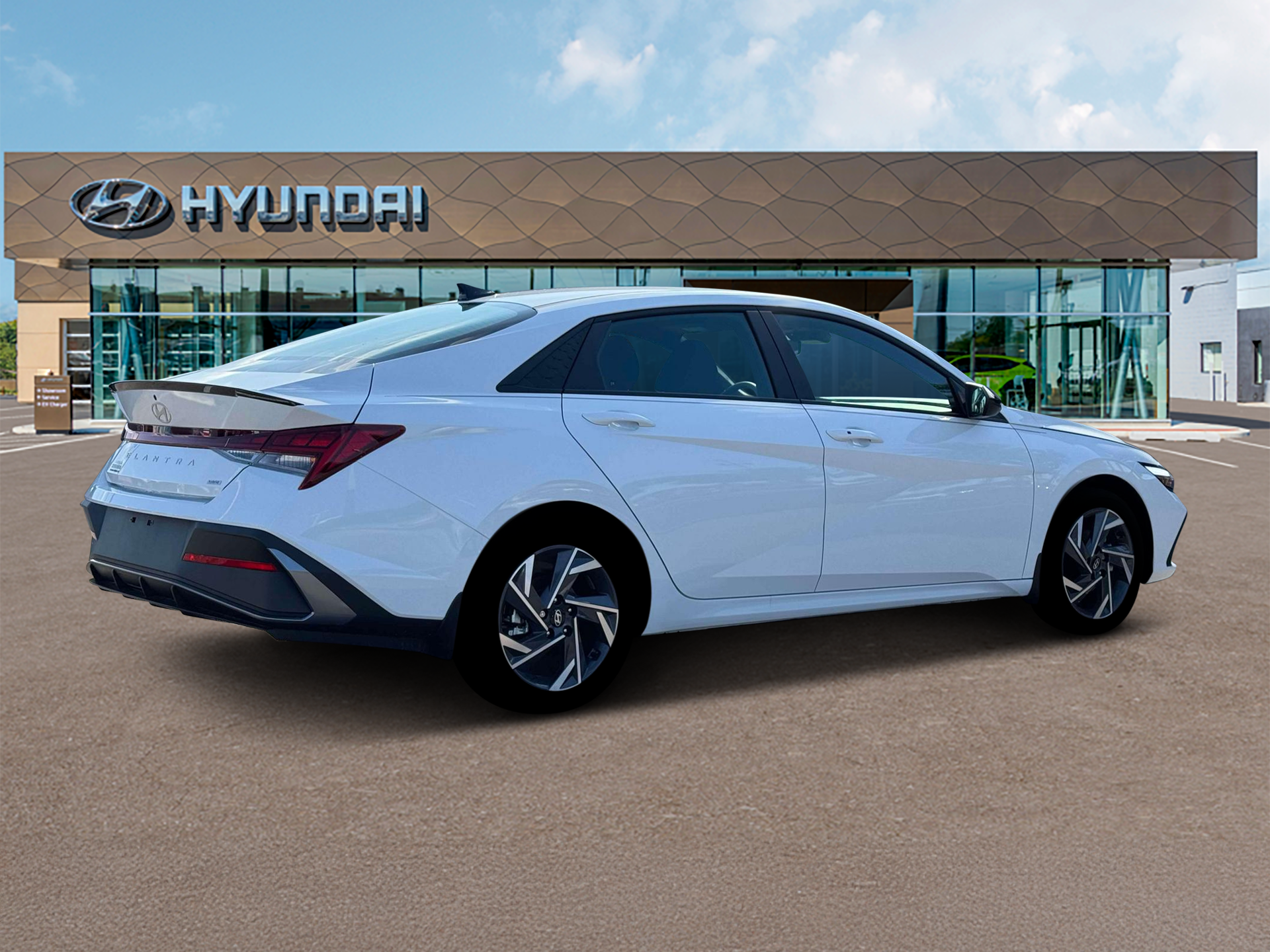 New 2025 White Hyundai SEL Sport image 8