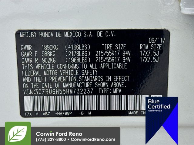 2017 Honda HR-V EX photo 26
