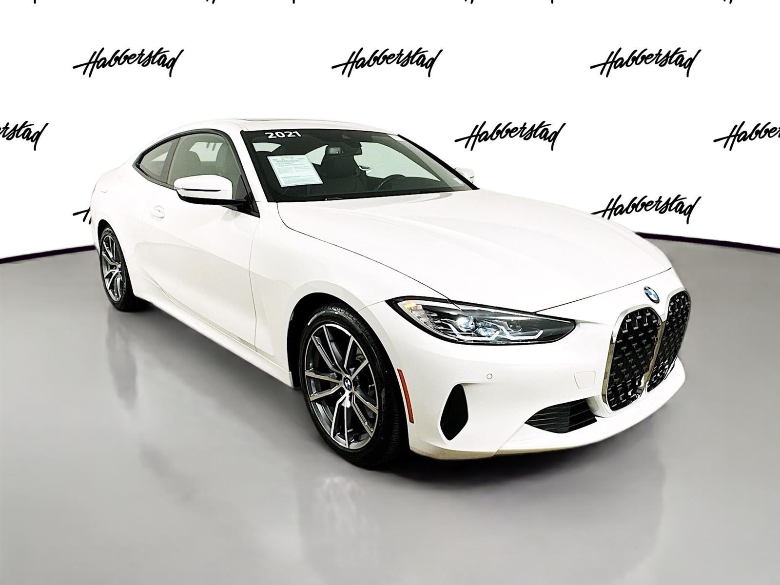Certified Used 2021 Alpine White BMW 430i xDrive image 3