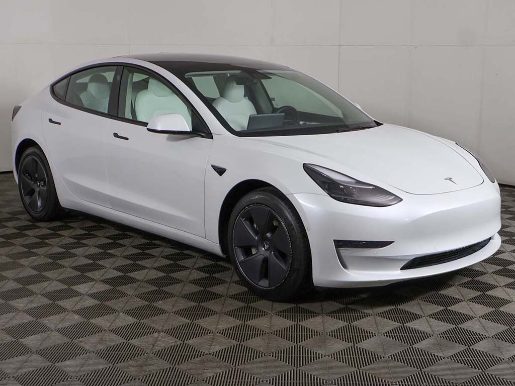 Used 2022 Tesla Model 3 Base with VIN 5YJ3E1EA4NF361438 for sale in Parma, OH