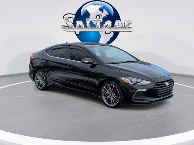 Used 2018 Hyundai Elantra Sport with VIN KMHD04LB7JU719788 for sale in North Jackson, OH