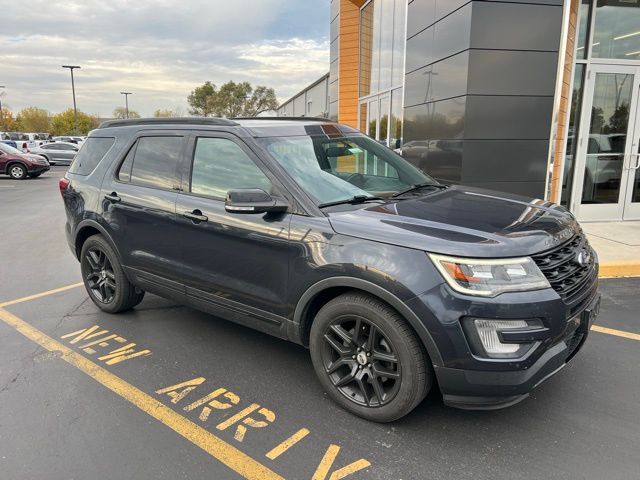 Used 2017 Ford Explorer Sport with VIN 1FM5K8GT2HGD33250 for sale in Plymouth, WI