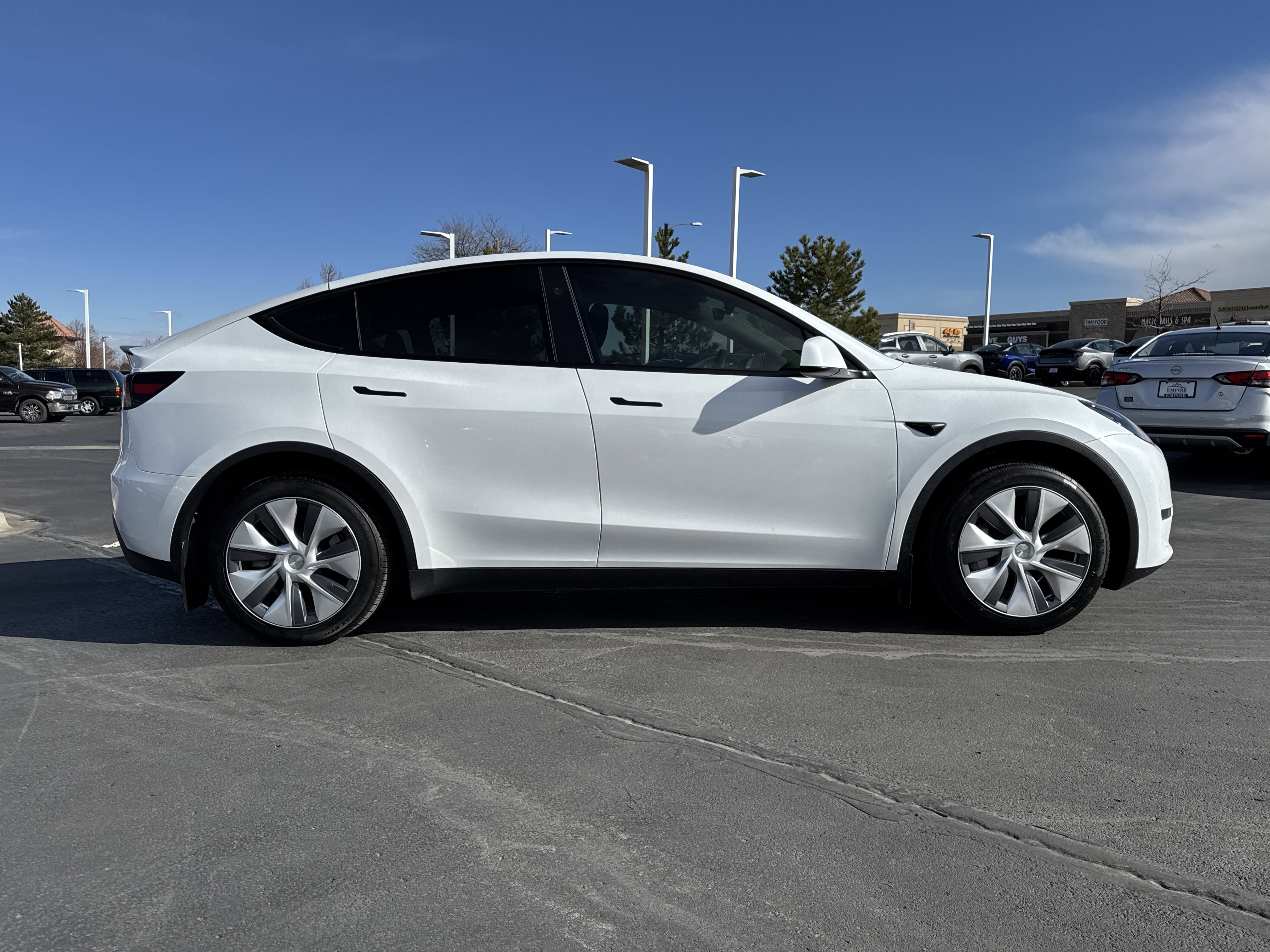 Used 2024 Tesla Model Y Long Range with VIN 7SAYGDEE0RA259130 for sale in Lakewood, CO