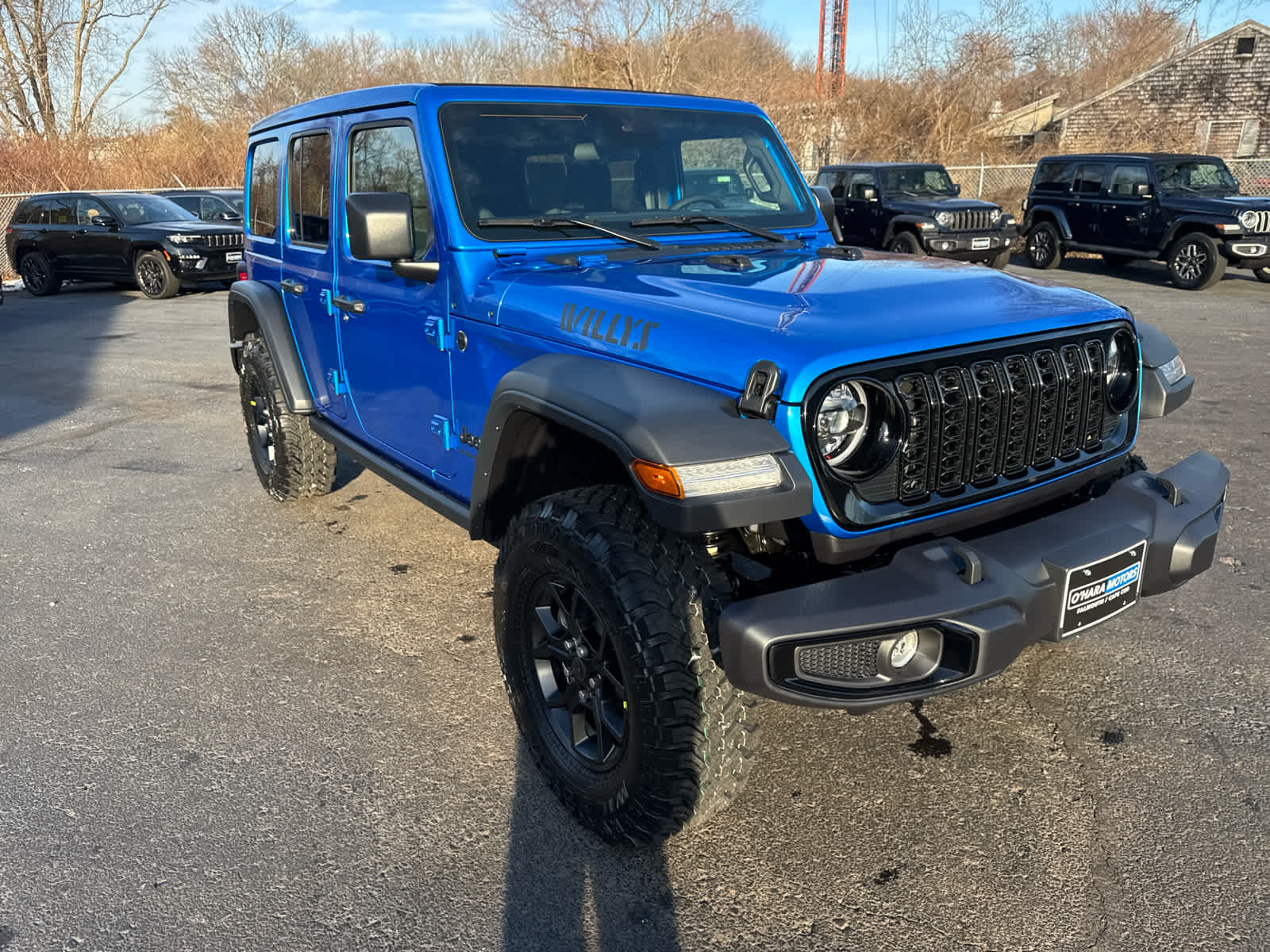 New 2025 Jeep Wrangler Willys Utility in Falmouth SW552452 O'Hara Motors