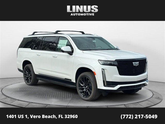New 2024 Crystal White Tricoat Cadillac Sport Platinum image 1