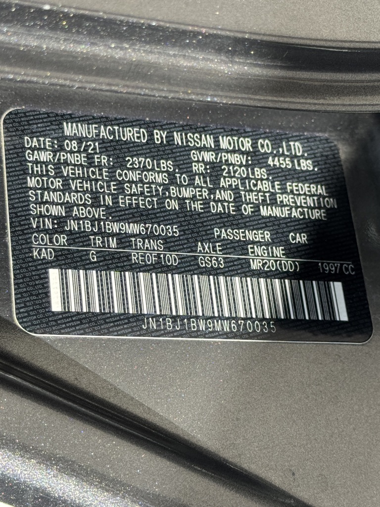 2021 Nissan Rogue Sport SV photo 33