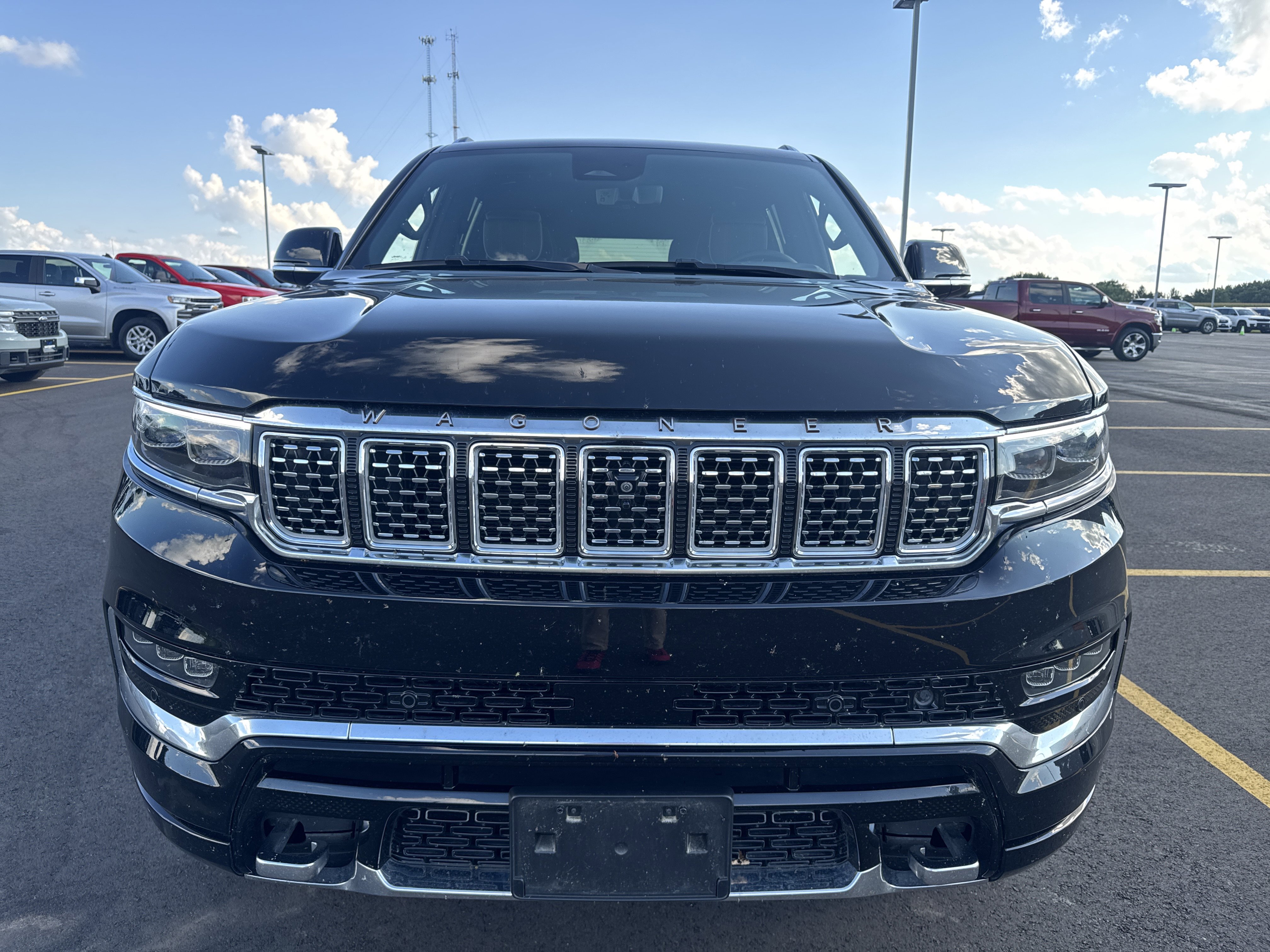 Certified 2024 Jeep Grand Wagoneer L Series III with VIN 1C4SJSGP2RS100624 for sale in Saint Charles, Minnesota