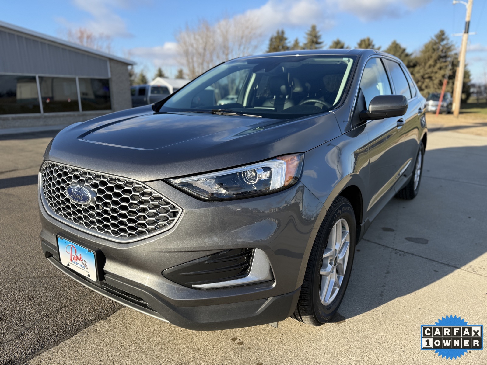 Used 2024 Ford Edge SEL with VIN 2FMPK4J93RBA71021 for sale in Luverne, Minnesota