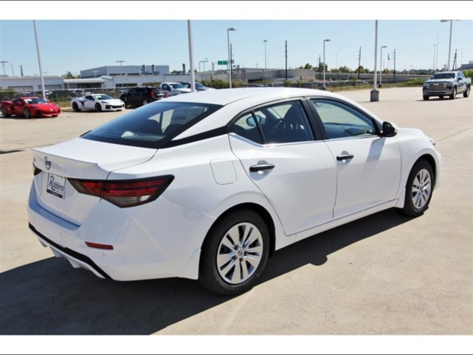2025 Nissan Sentra S White at Robbins Nissan
