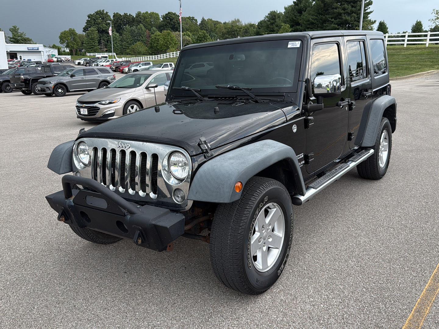 Used 2016 Jeep Wrangler Unlimited Sport S with VIN 1C4HJWDG9GL149011 for sale in Salem, IN
