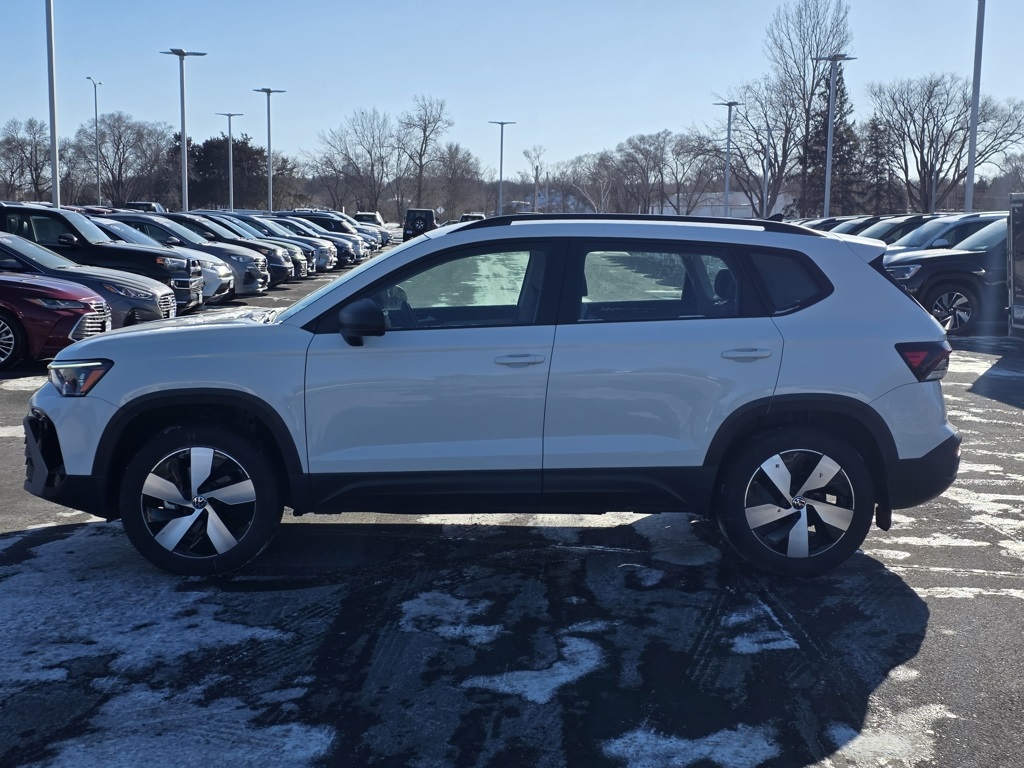 Certified 2025 Volkswagen Taos S with VIN 3VV8C7B28SM013517 for sale in St. Cloud, Minnesota