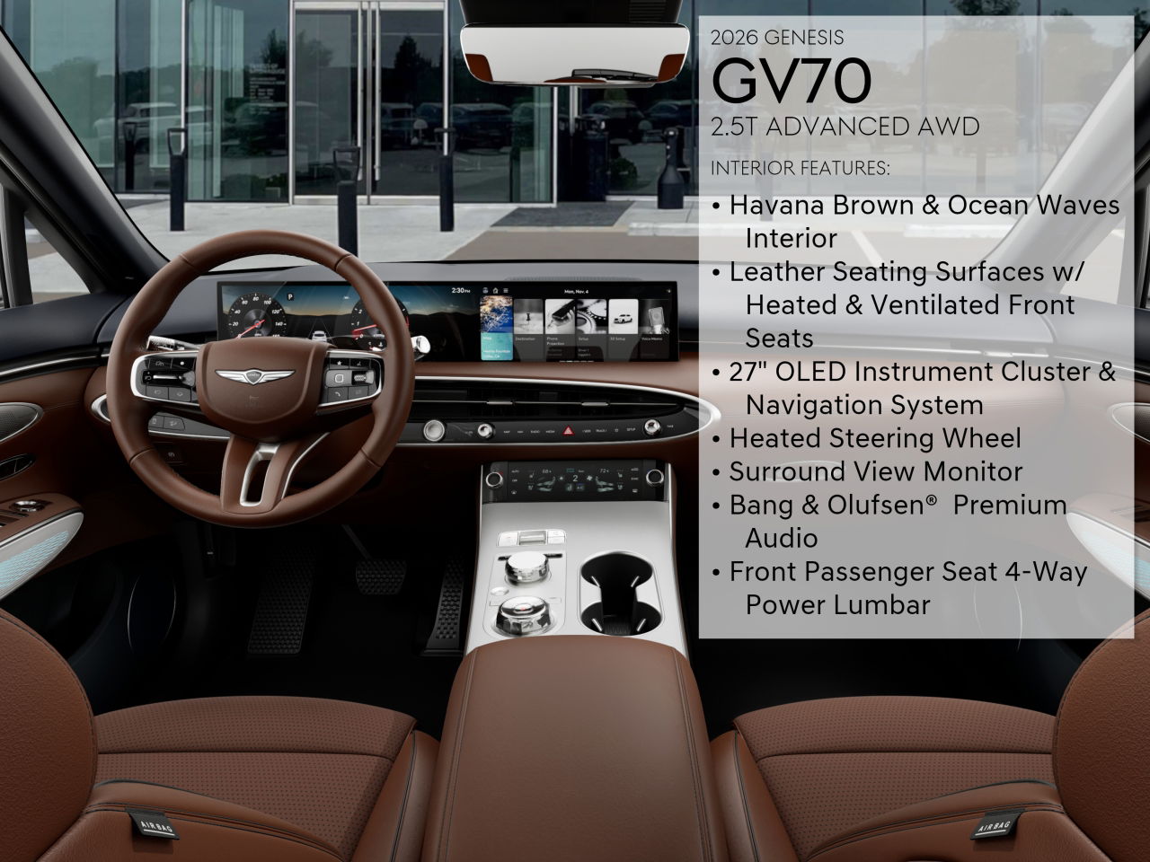 2026 Genesis GV70 2.5T Advanced photo 17