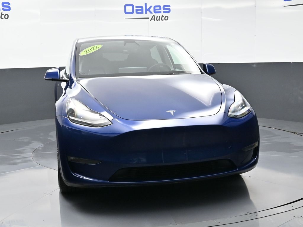 Used 2022 Tesla Model Y Long Range with VIN 7SAYGAEE9NF384901 for sale in Kansas City, MO