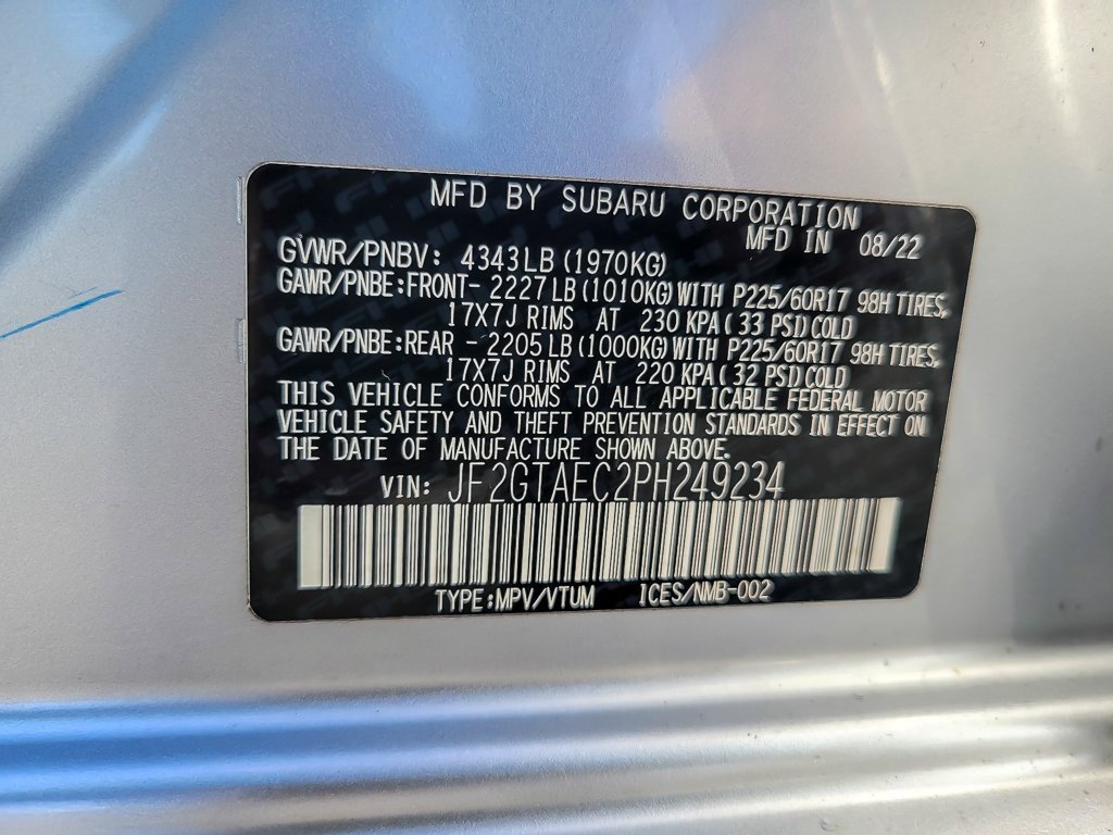 2023 SUBARU CROSSTREK - Image 24