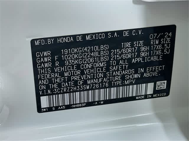 2025 Honda HR-V LX photo 30