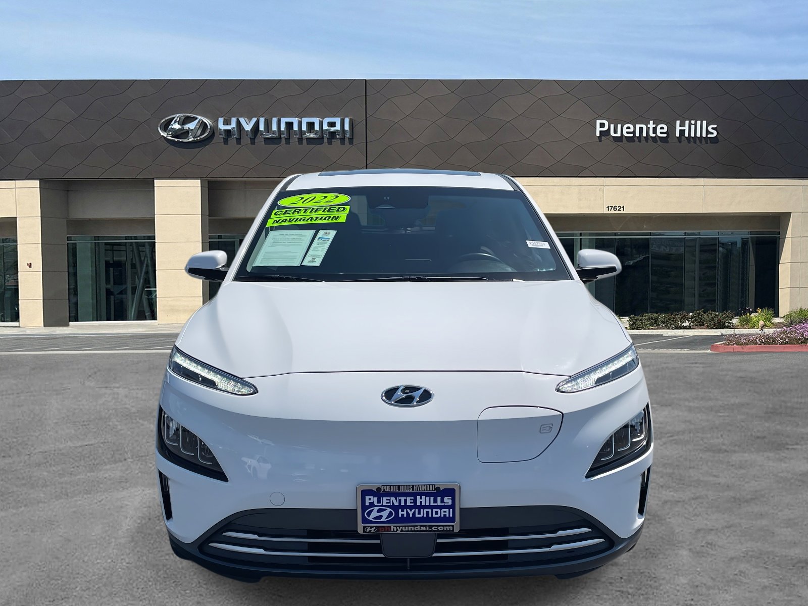Certified 2022 Hyundai Kona EV Limited with VIN KM8K53AG6NU157860 for sale in City of Industry, CA