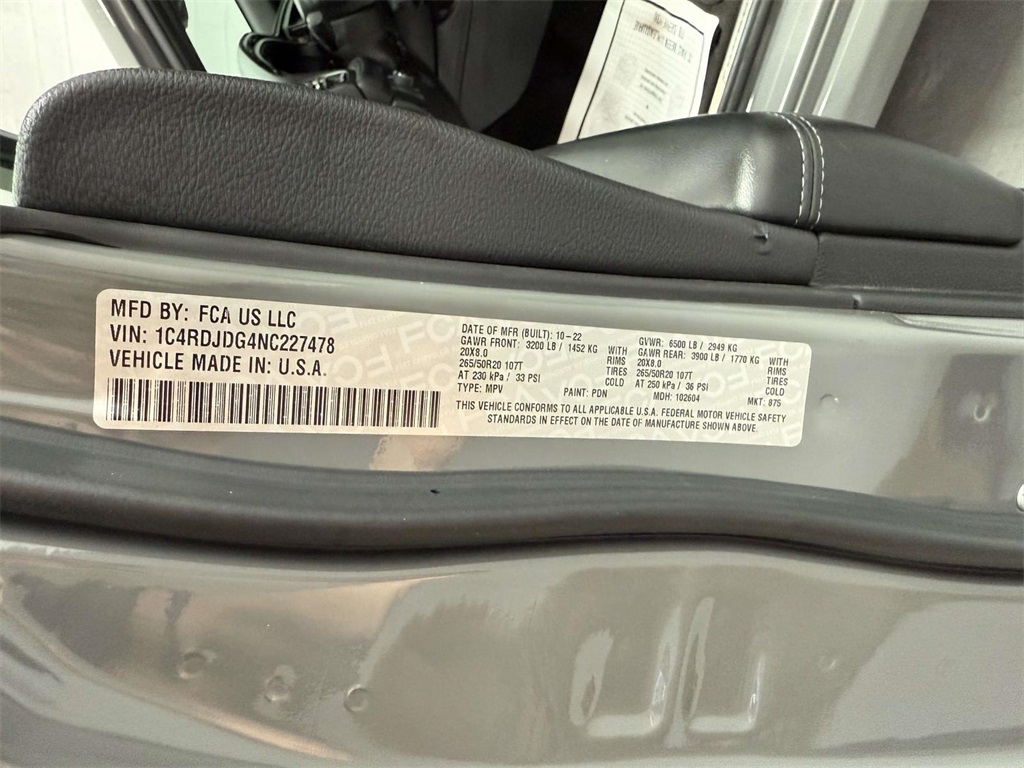 2022 Dodge Durango GT Plus photo 32