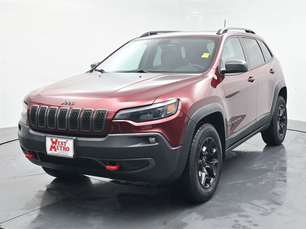 Used 2019 Jeep Cherokee Trailhawk with VIN 1C4PJMBX6KD169836 for sale in Monticello, Minnesota