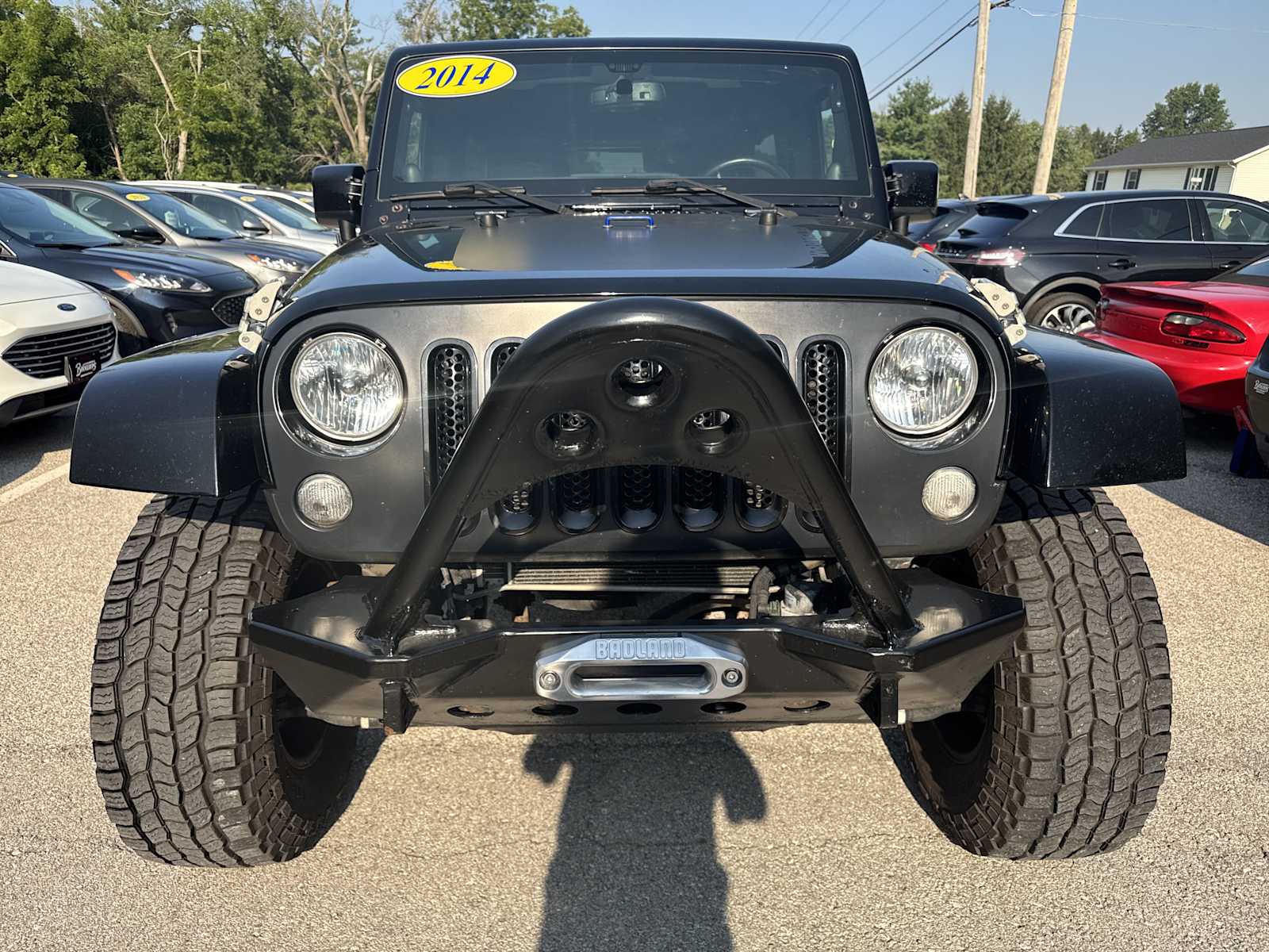 Used 2014 Jeep Wrangler Unlimited Sahara with VIN 1C4BJWEG2EL263322 for sale in West Branch, IA
