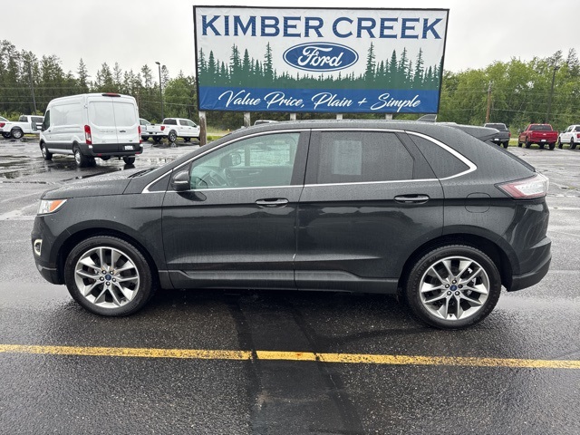 Used 2015 Ford Edge Titanium with VIN 2FMTK4K86FBB73672 for sale in Pine River, Minnesota