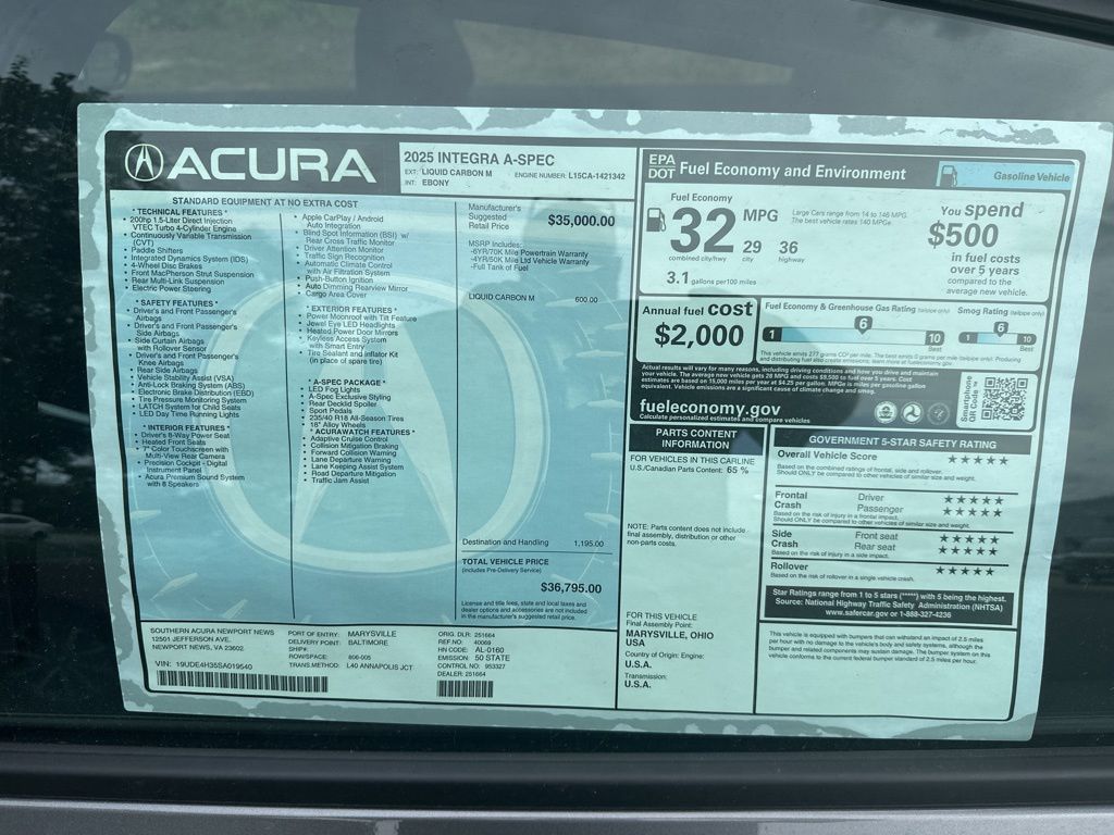 2025 Acura Integra A-Spec photo 18