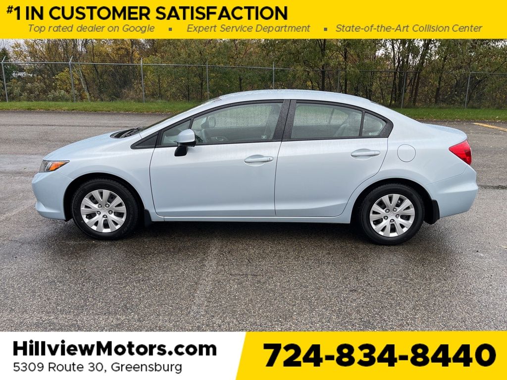 Used 2012 Honda Civic LX with VIN 2HGFB2F57CH597961 for sale in Greensburg, PA
