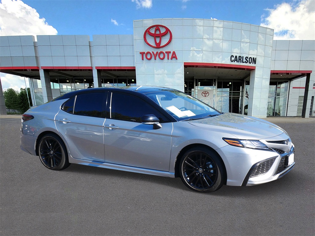 Certified 2021 Toyota Camry XSE with VIN 4T1KZ1AK9MU059272 for sale in Minneapolis, Minnesota