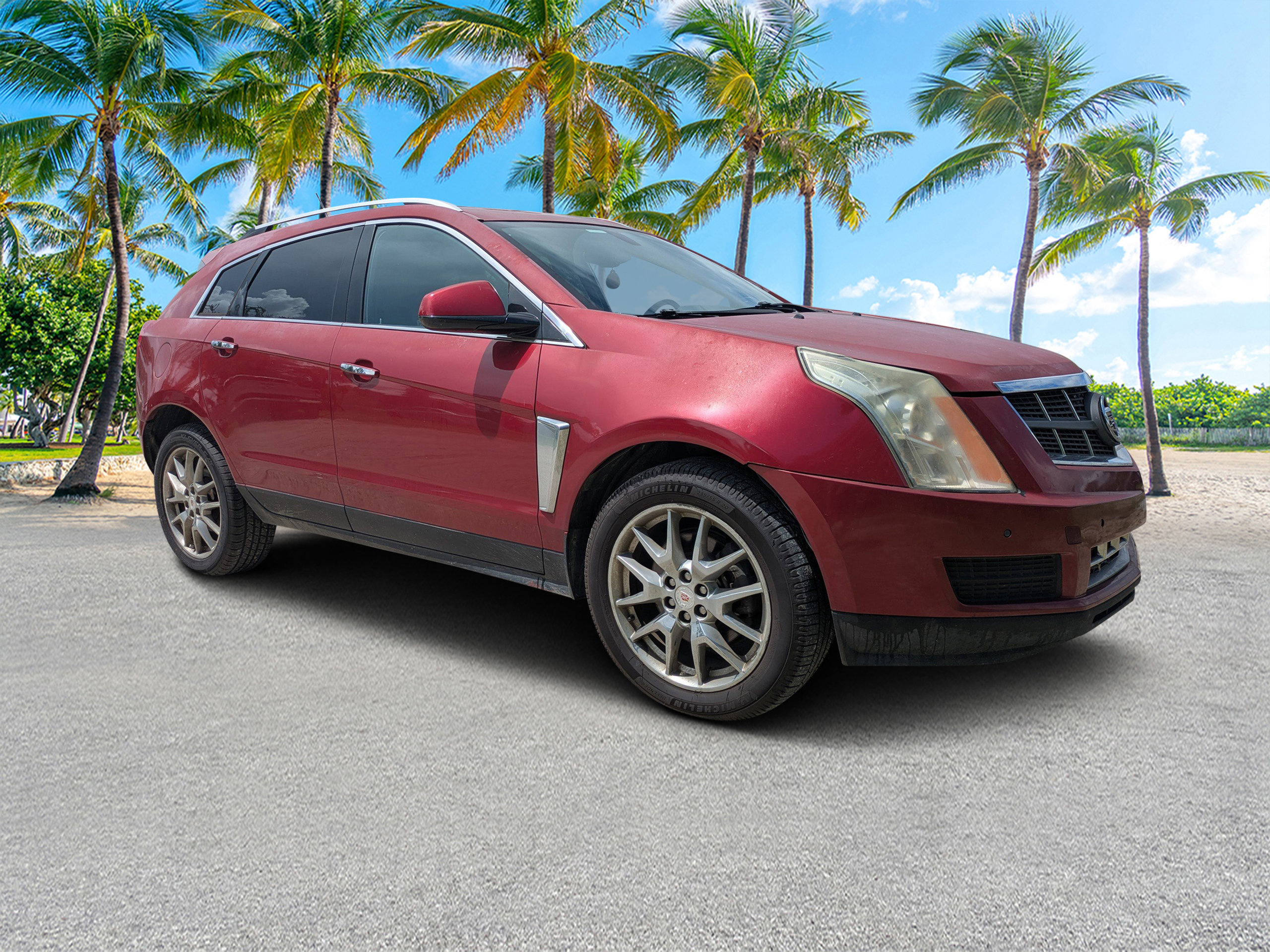 Used 2014 Cadillac SRX Luxury Collection with VIN 3GYFNBE32ES632745 for sale in LaBelle, FL