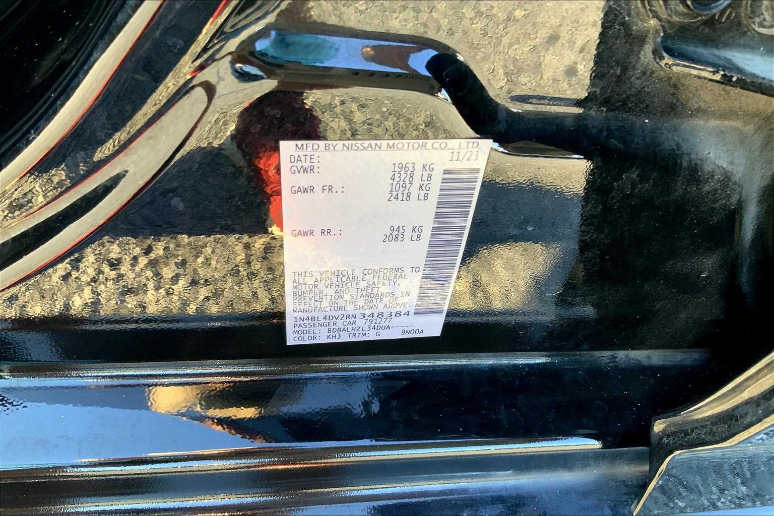 2024 Nissan Altima 2.5 SV photo 28